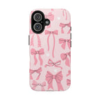 Pink Bow Ribbons Phone Case (Apple & Android) - Pink Sweetheart