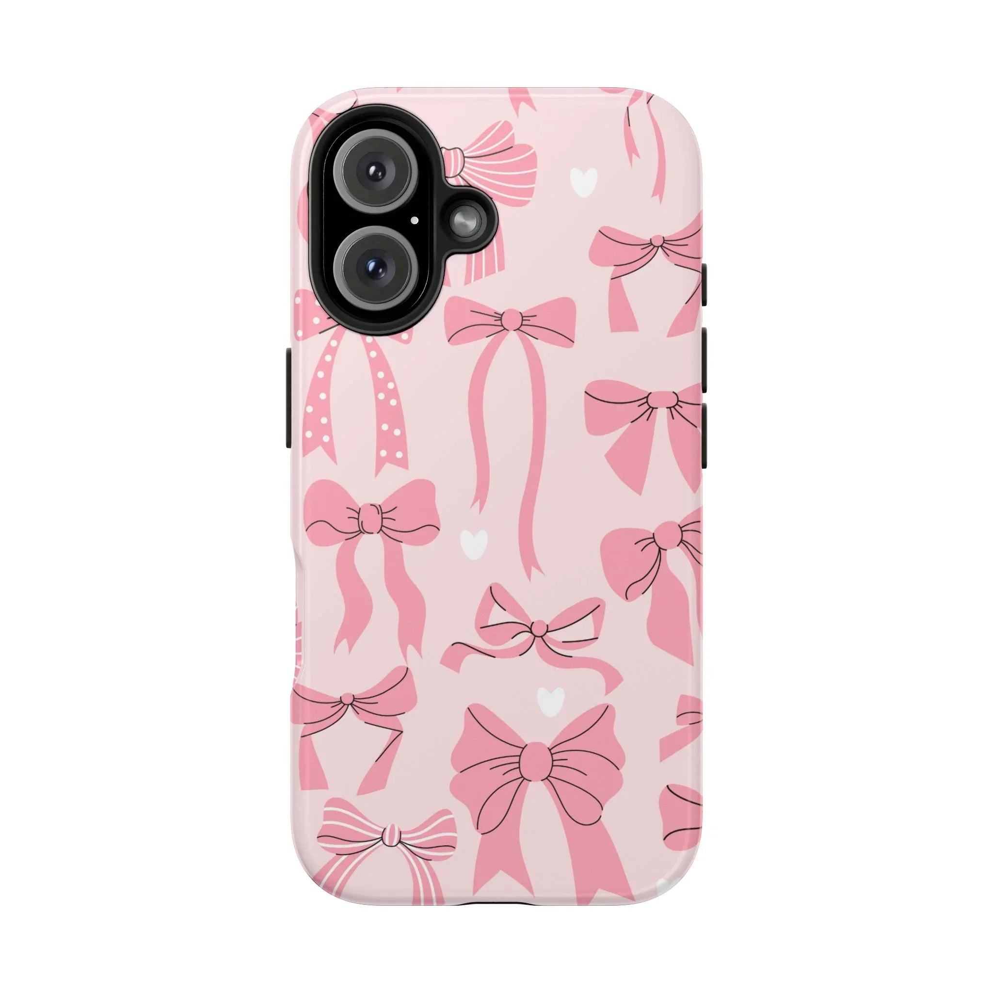 Pink Bow Ribbons Phone Case (Apple & Android) - Pink Sweetheart