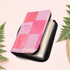 Peachy Pink Squares Book Cover