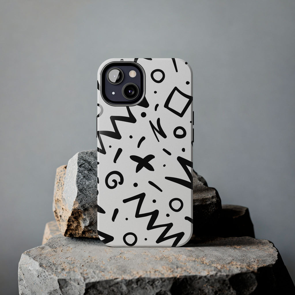 Abstract Memphis Pattern Phone Case (Apple & Android)