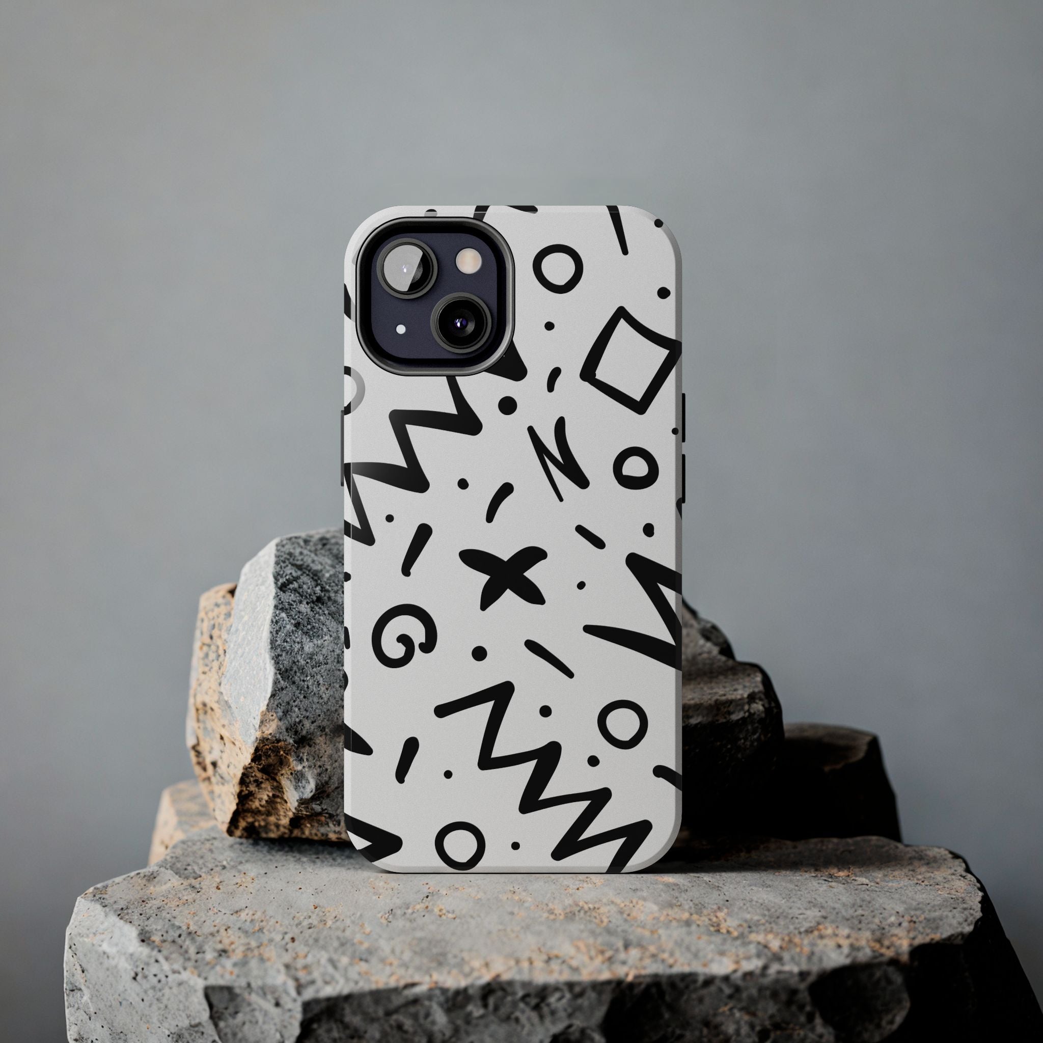 Abstract Memphis Pattern Phone Case (Apple & Android)