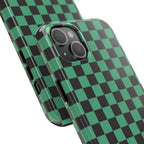 Checkered Kimono Tough Phone Case (Apple & Android) - Pink Sweetheart