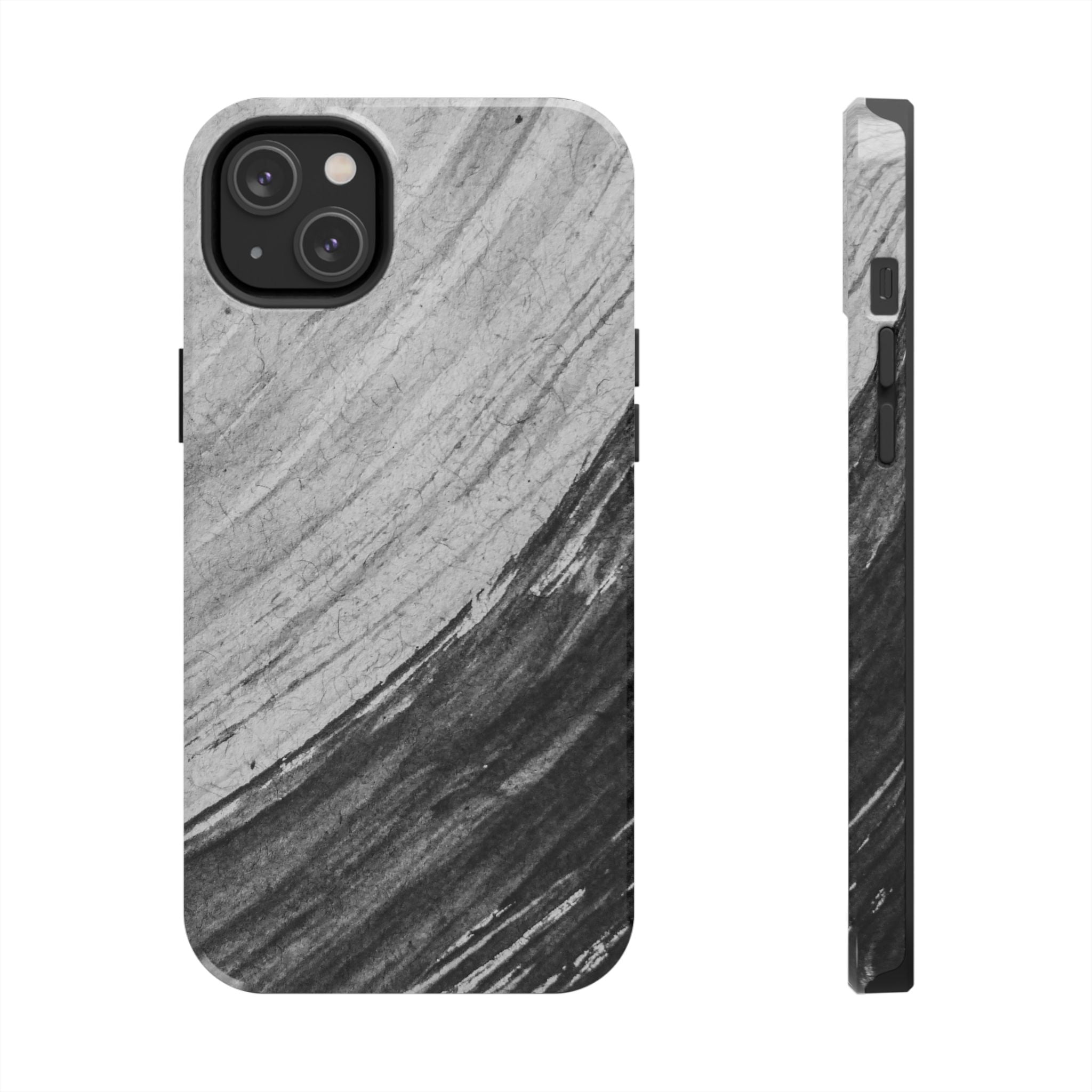 Black & Gray Phone Case (Apple & Android)