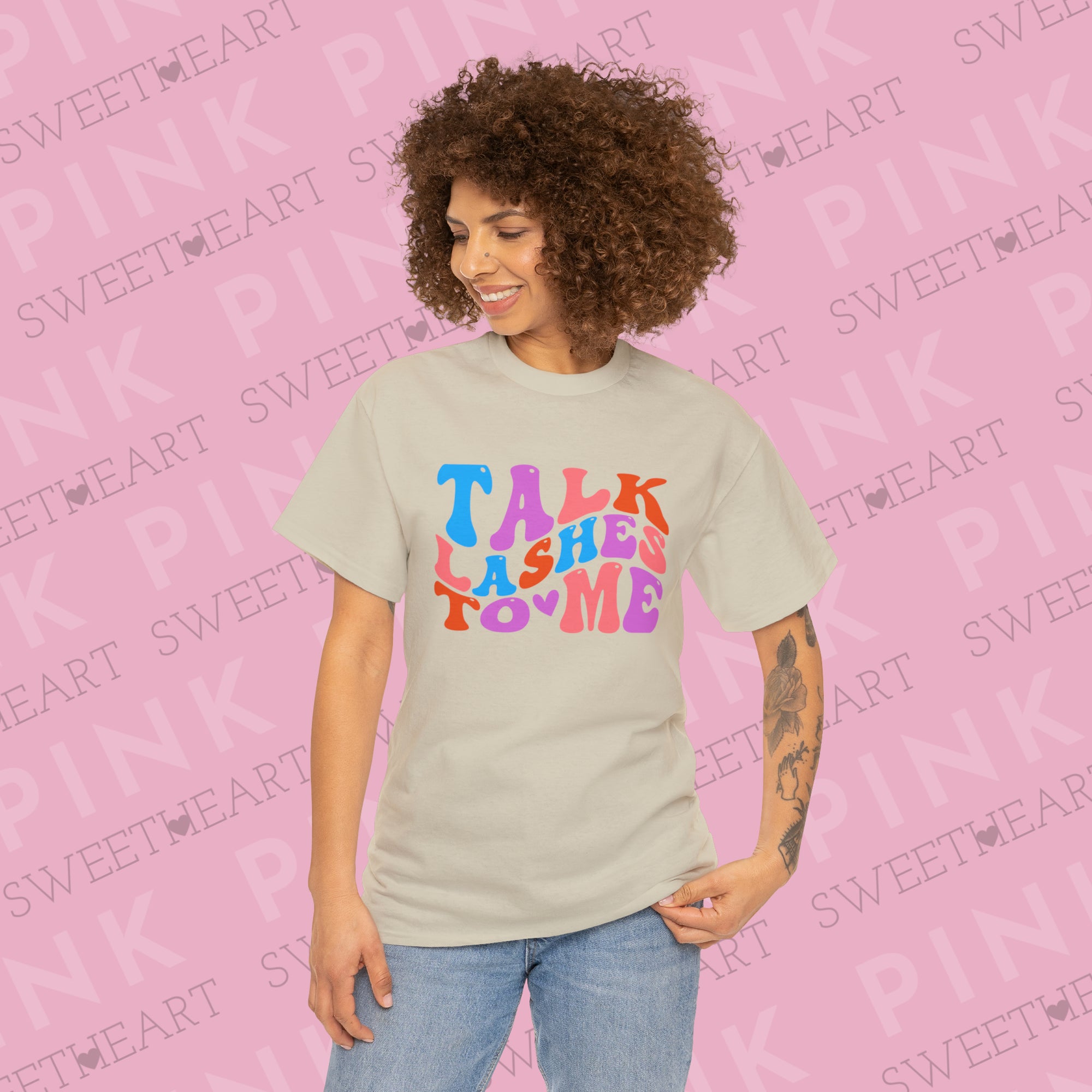Talk Lashes to Me Cotton Tee
