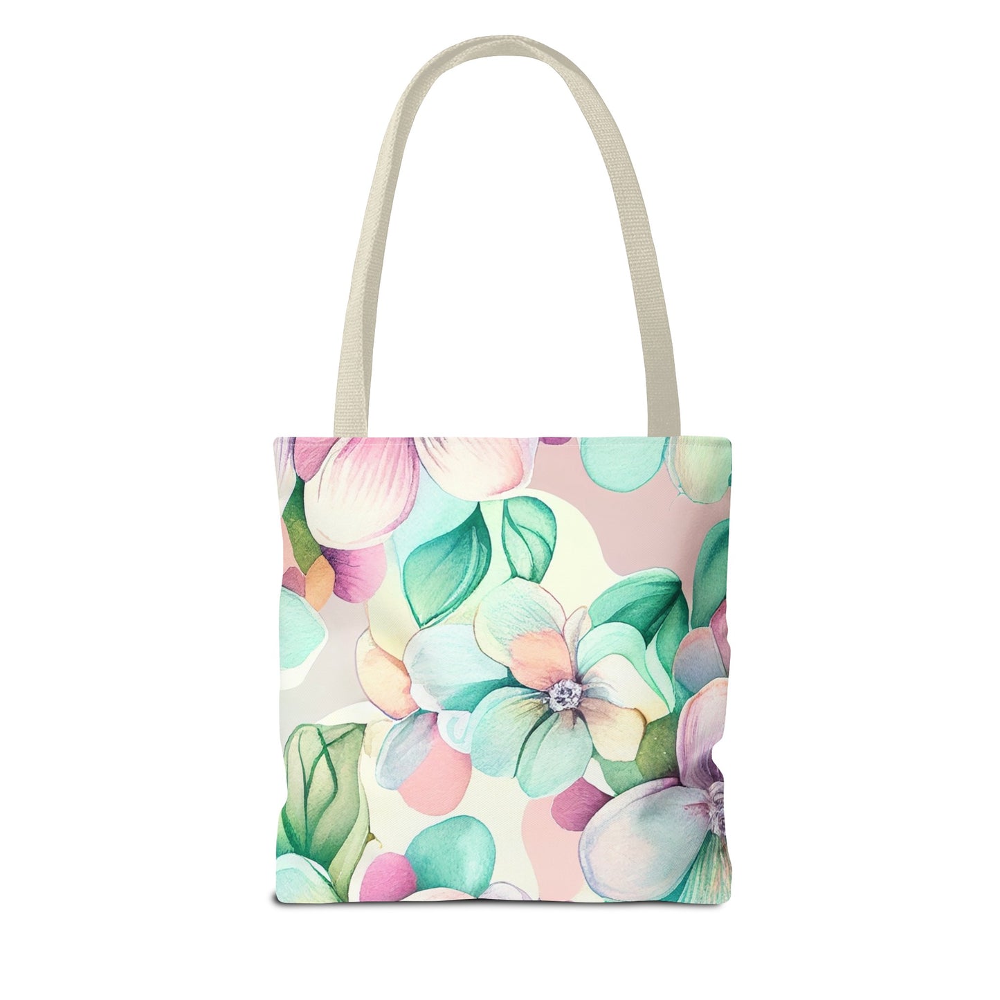 Lush Pastel Florals Tote Bag