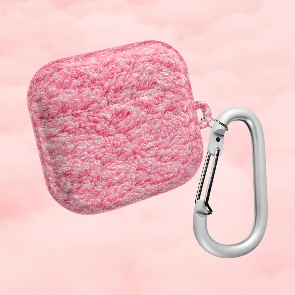 Pink Shag Rug AirPod Case