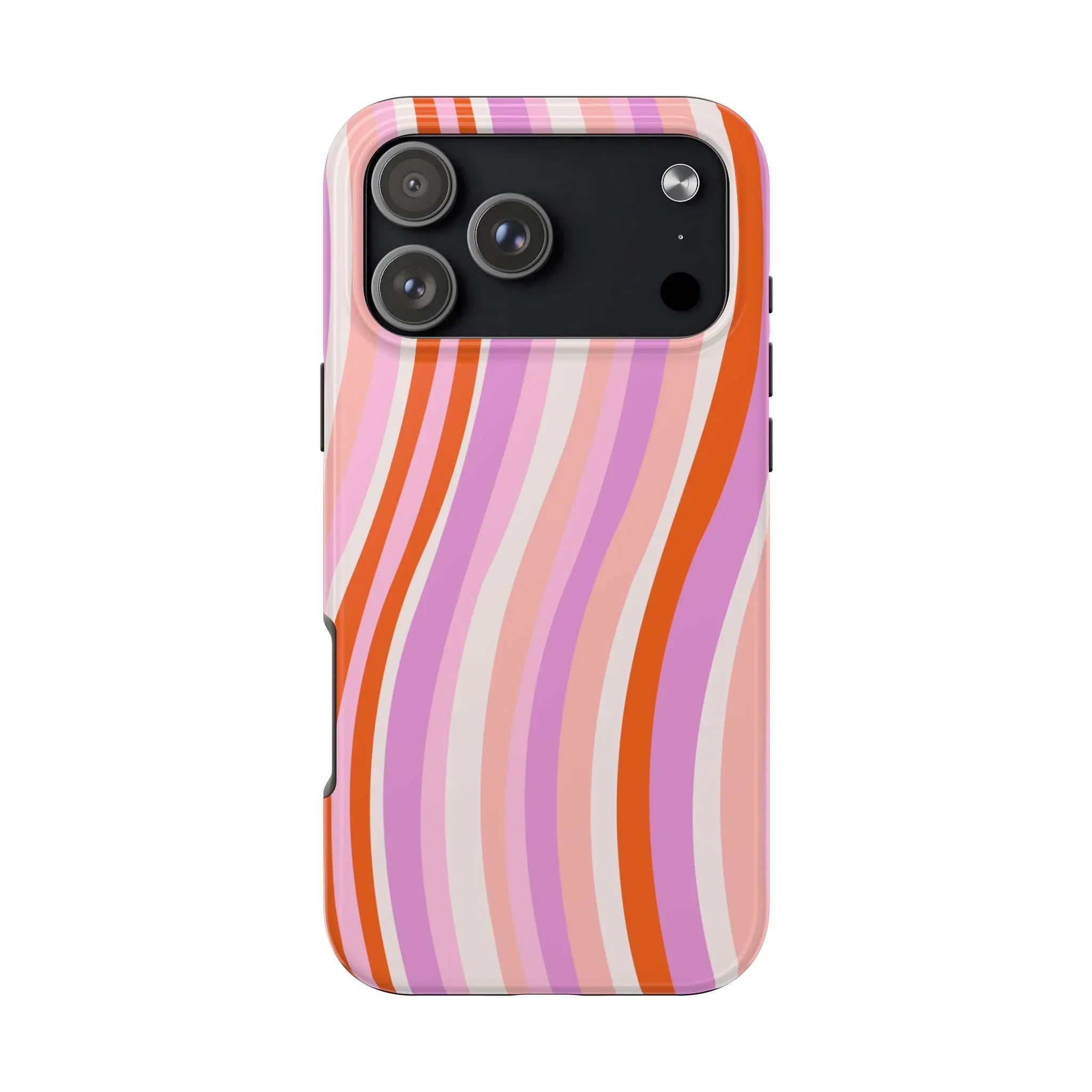 Wave Nostalgia Phone Case (Apple & Android) - Pink Sweetheart