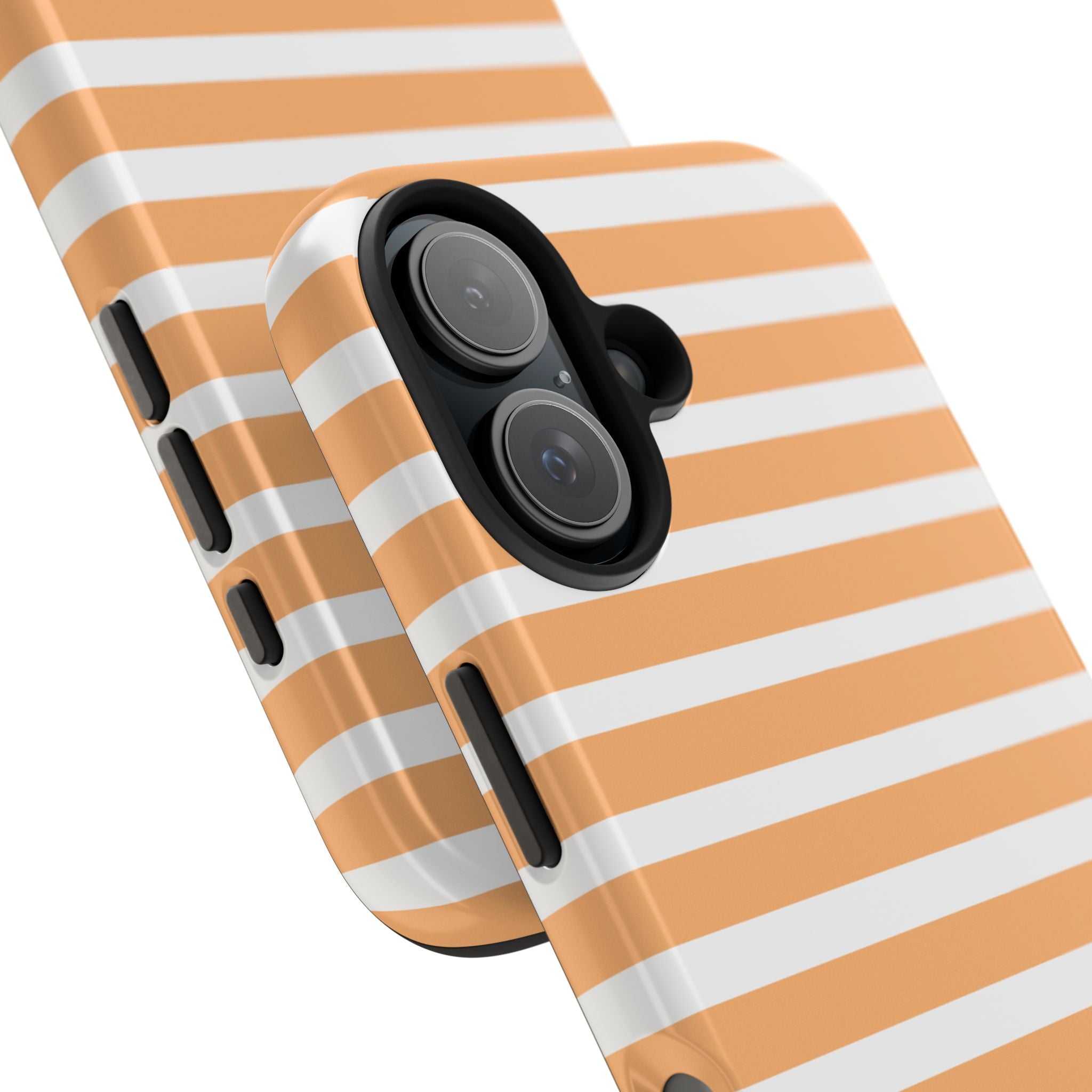 Orange Stripe Lines Phone Case (Apple & Android)