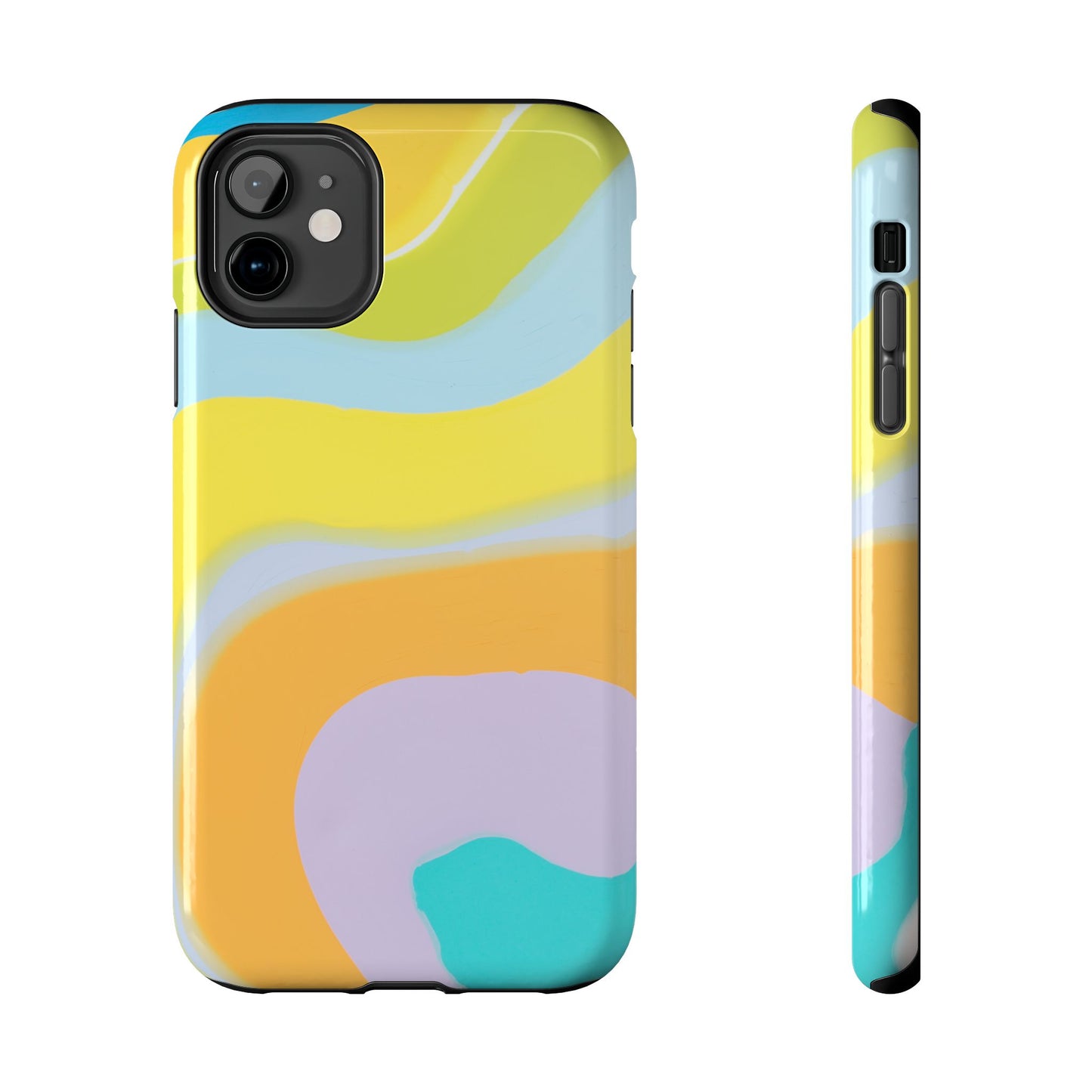 Colorful Pastel Marble Pattern Phone Case