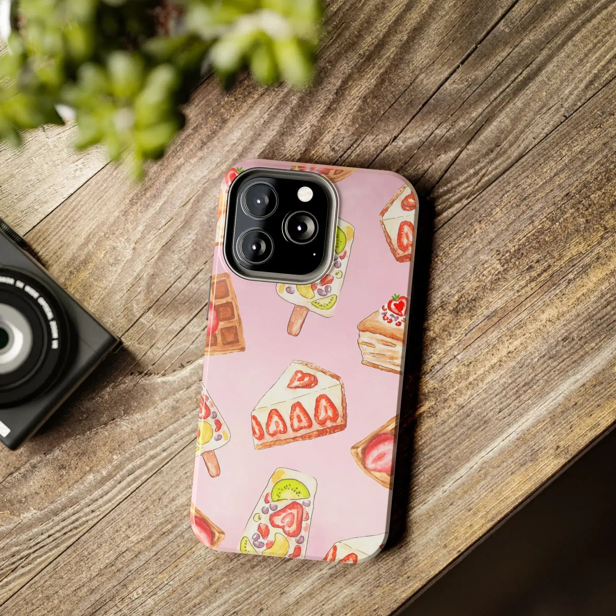 Tasty Pastry Treats Phone Case (Apple & Android) - Pink Sweetheart