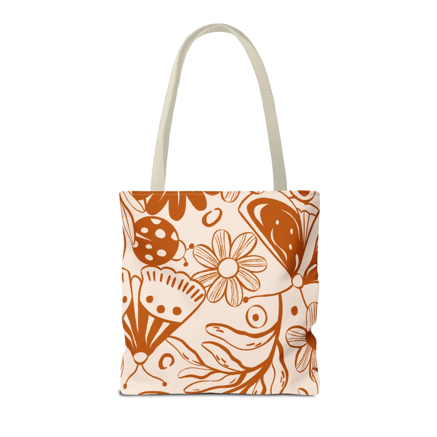 Autumn Butterfly Floral Tote Bag