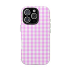 Pink Gingham Phone Case (Apple & Android)