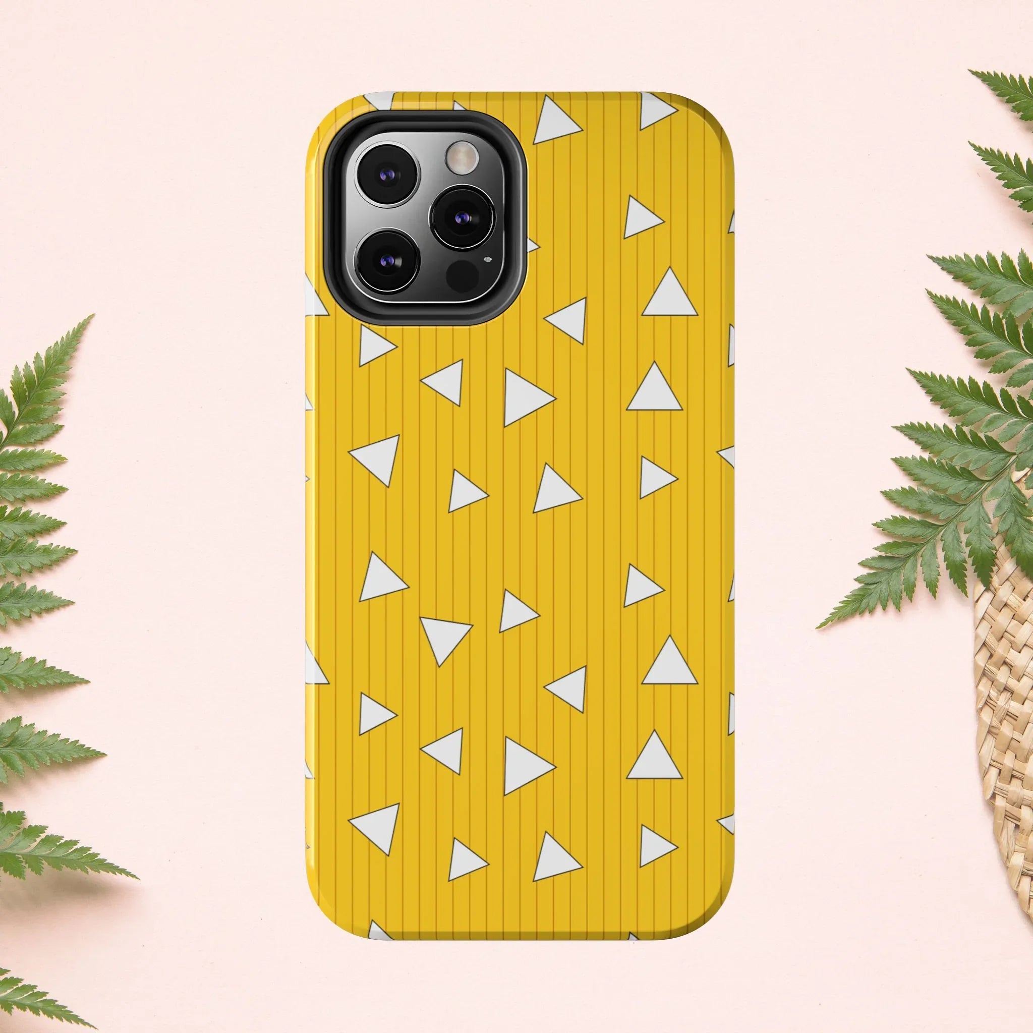 Triangle Thunder Kimono Tough Phone Case (Apple & Android) - Pink Sweetheart