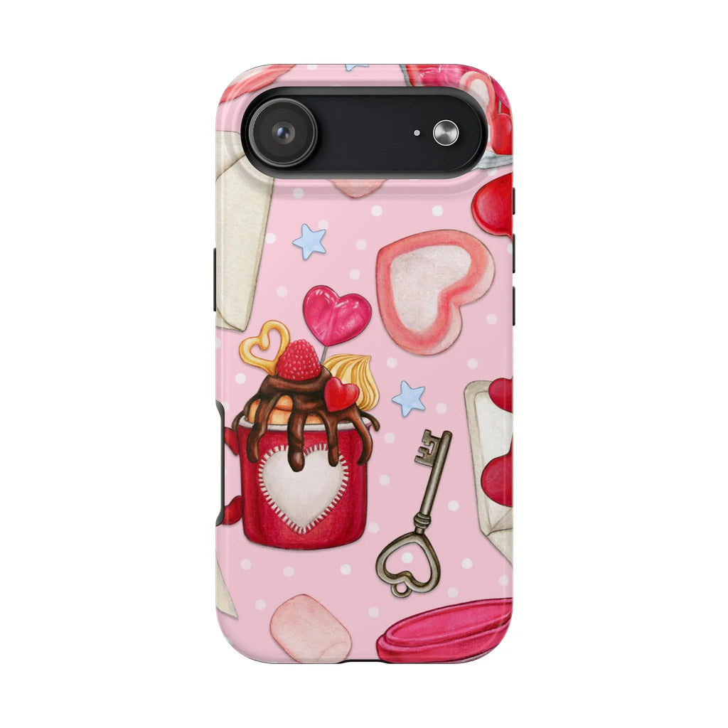 Goodies for My Sweetheart Phone Case (Apple & Android) - Pink Sweetheart