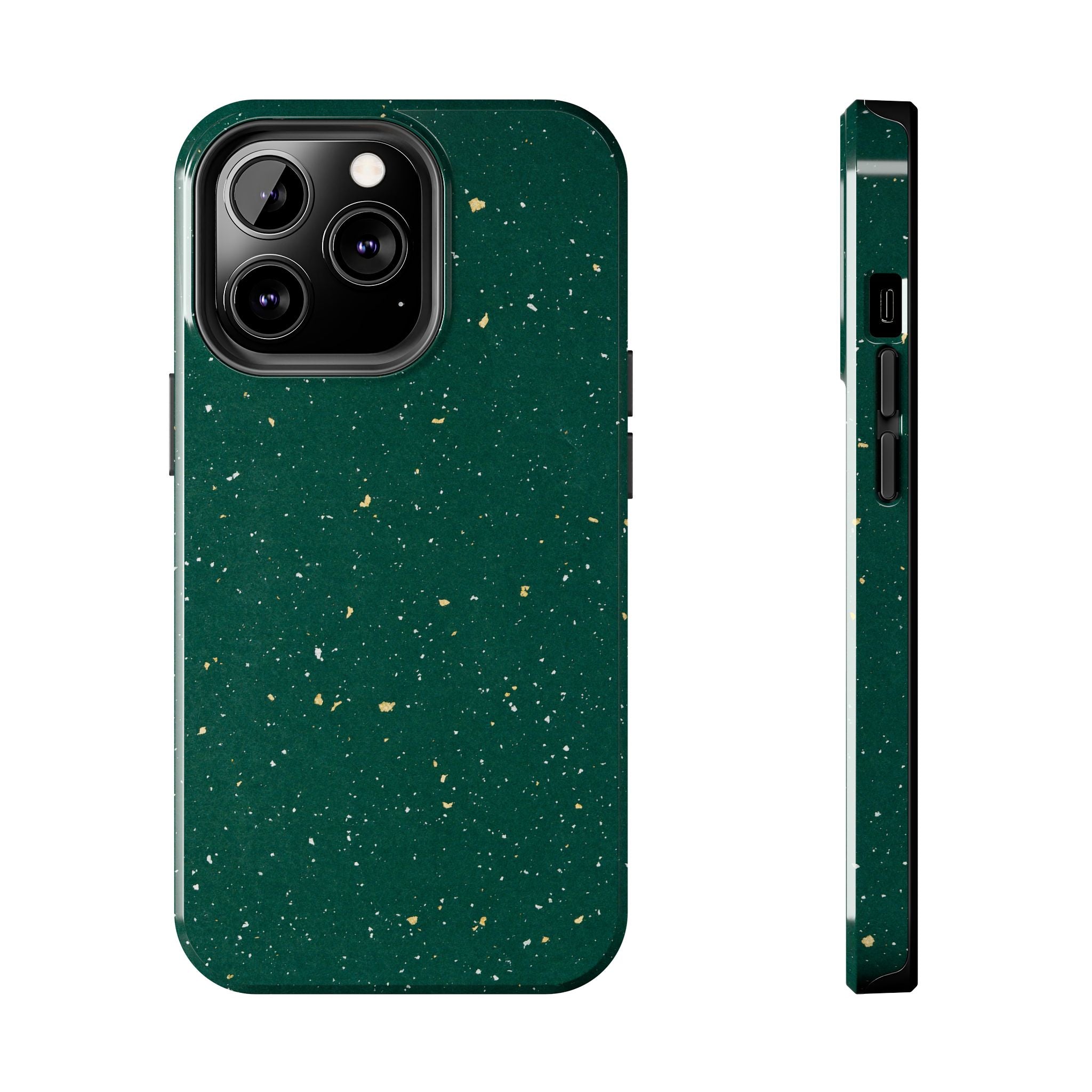 Emerald Gold Flecked Phone Case (Apple & Android)