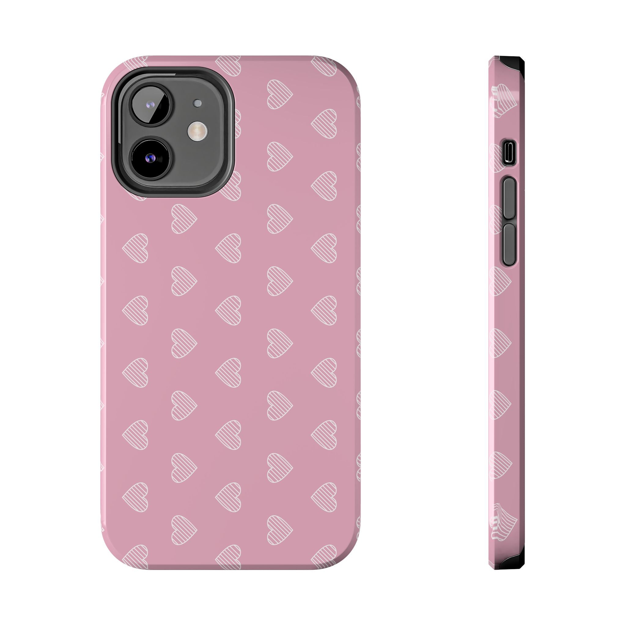 Infinite Pink Hearts Phone Case (Apple & Android)