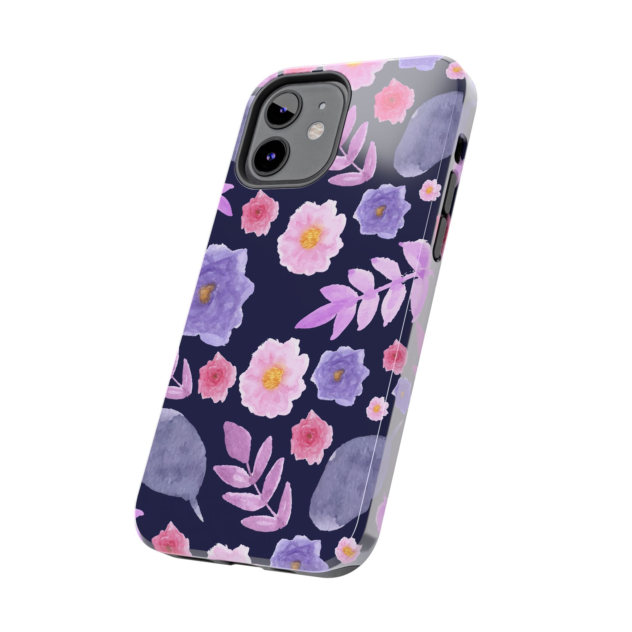 Purple Florals Phone Case (Apple & Android)