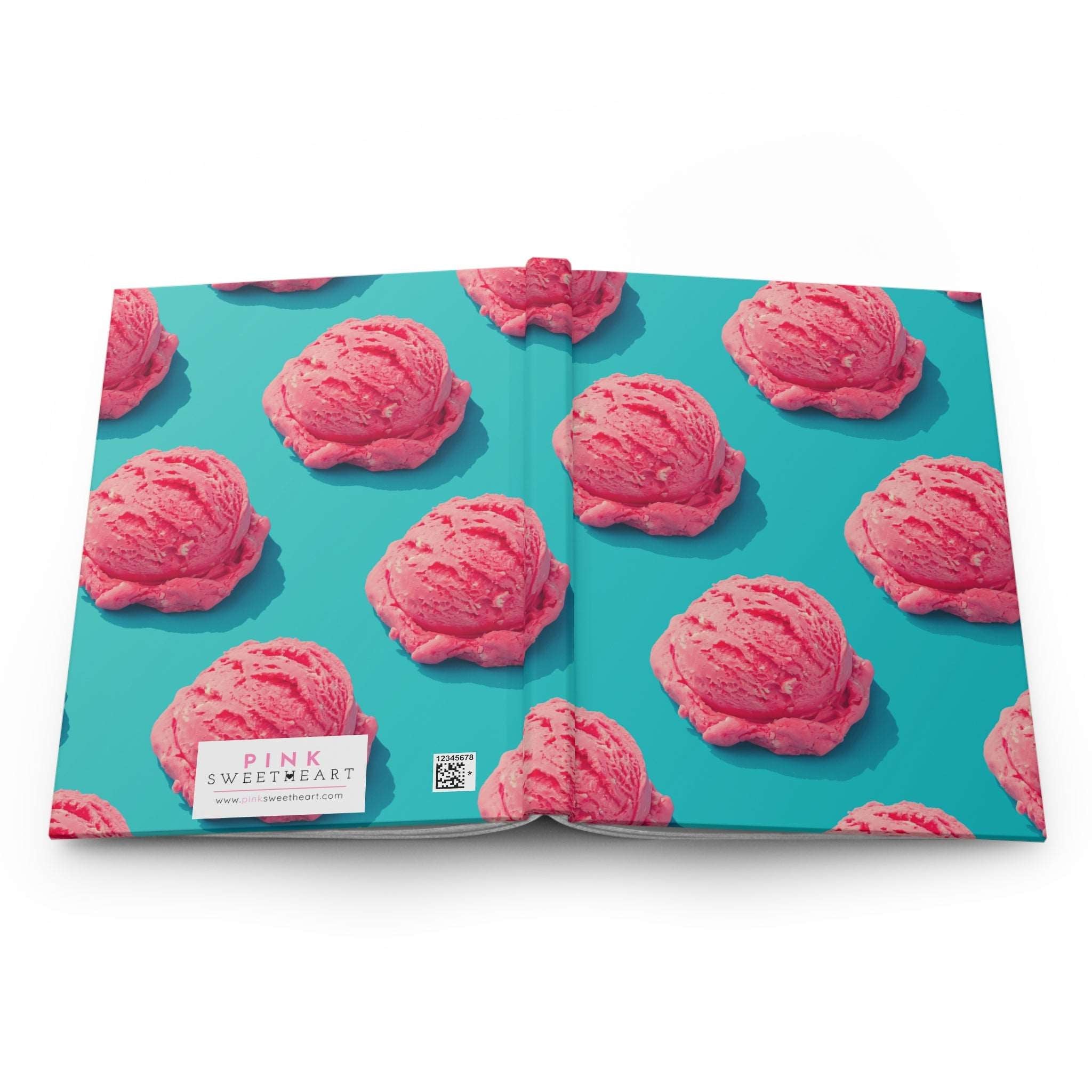 Infinite Ice Cream Scoops Hardcover Matte Journal