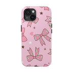 Pretty Pink Bows Phone Case (Apple & Android) - Pink Sweetheart