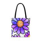 Purple Florals Tote Bag