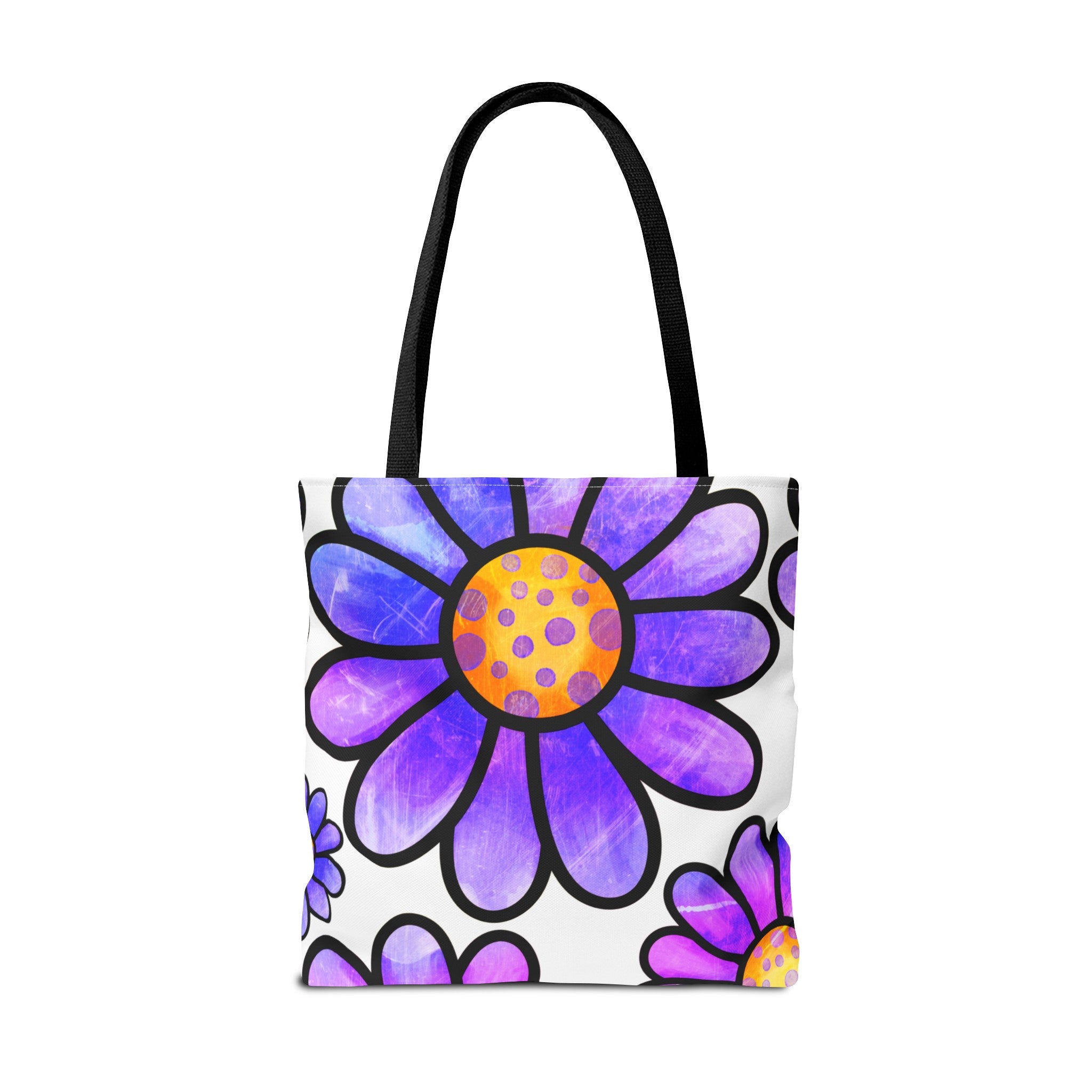 Purple Florals Tote Bag