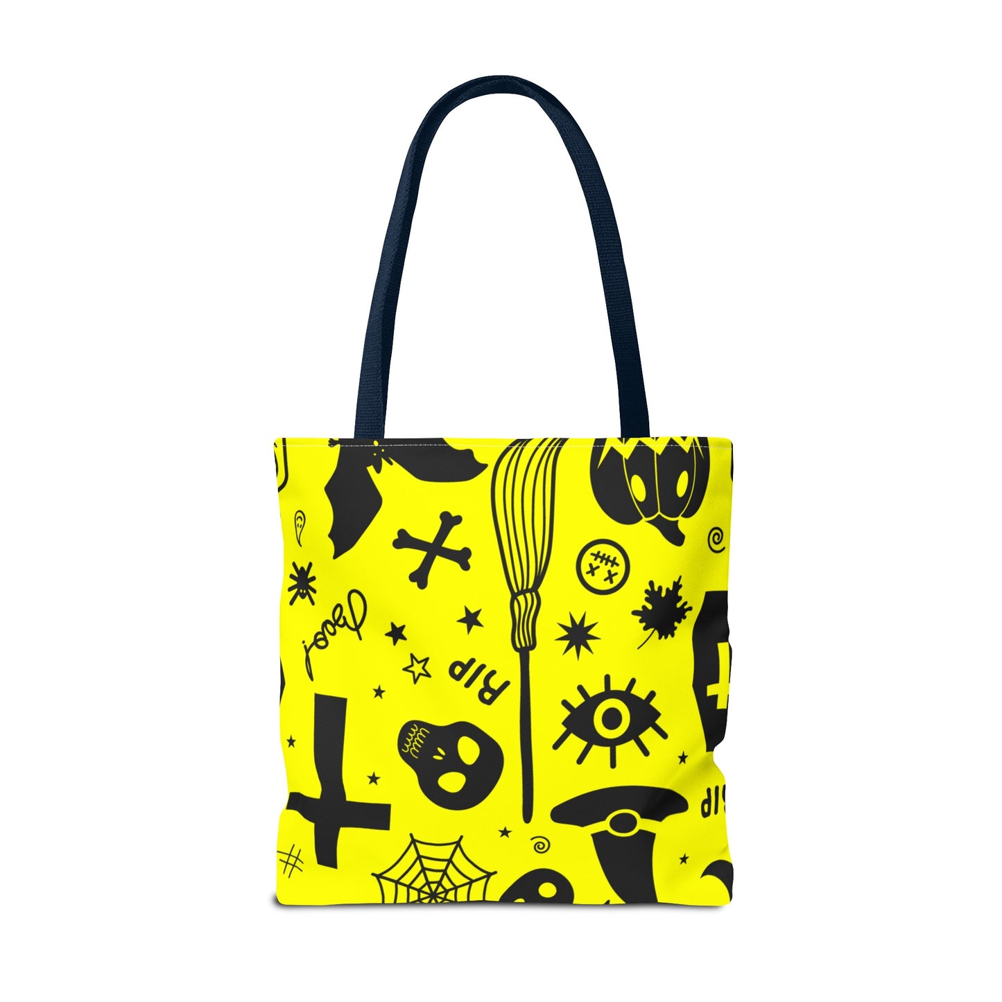 Spooky Neon Halloween Tote Bag