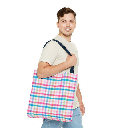 Colorful Rainbow Lines Tote Bag