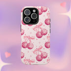Disco Cherries Phone Case (Apple & Android) - Pink Sweetheart