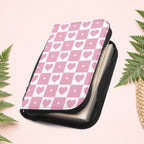 Pink Checkered Hearts Book Cover