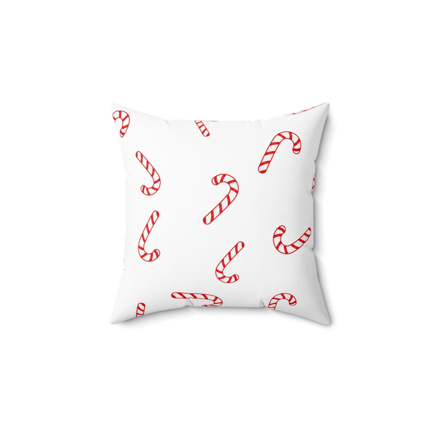 Mini Peppermint Candy CanesSquare Pillow