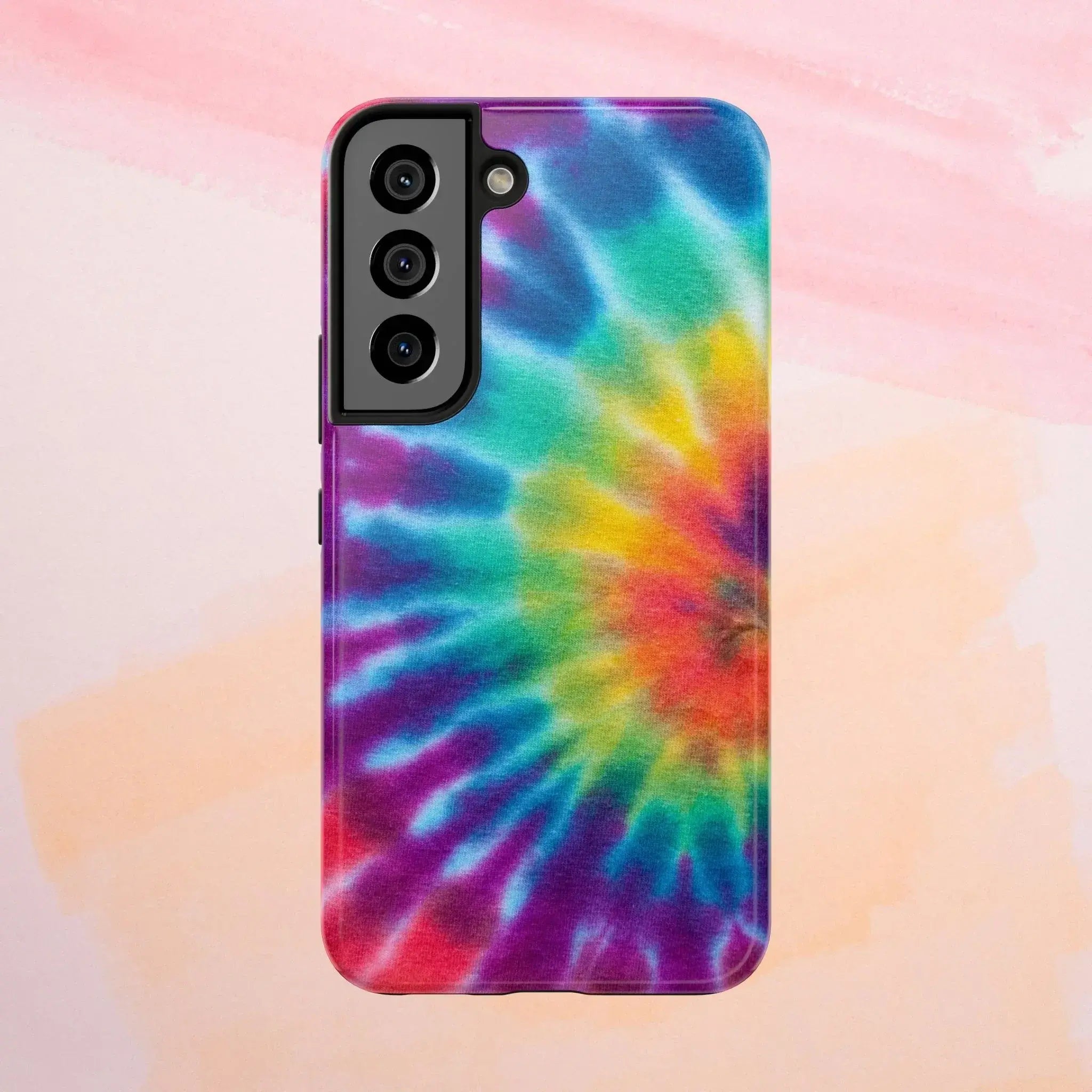 Groovy Tie Dye Phone Case (Apple & Android) - Pink Sweetheart