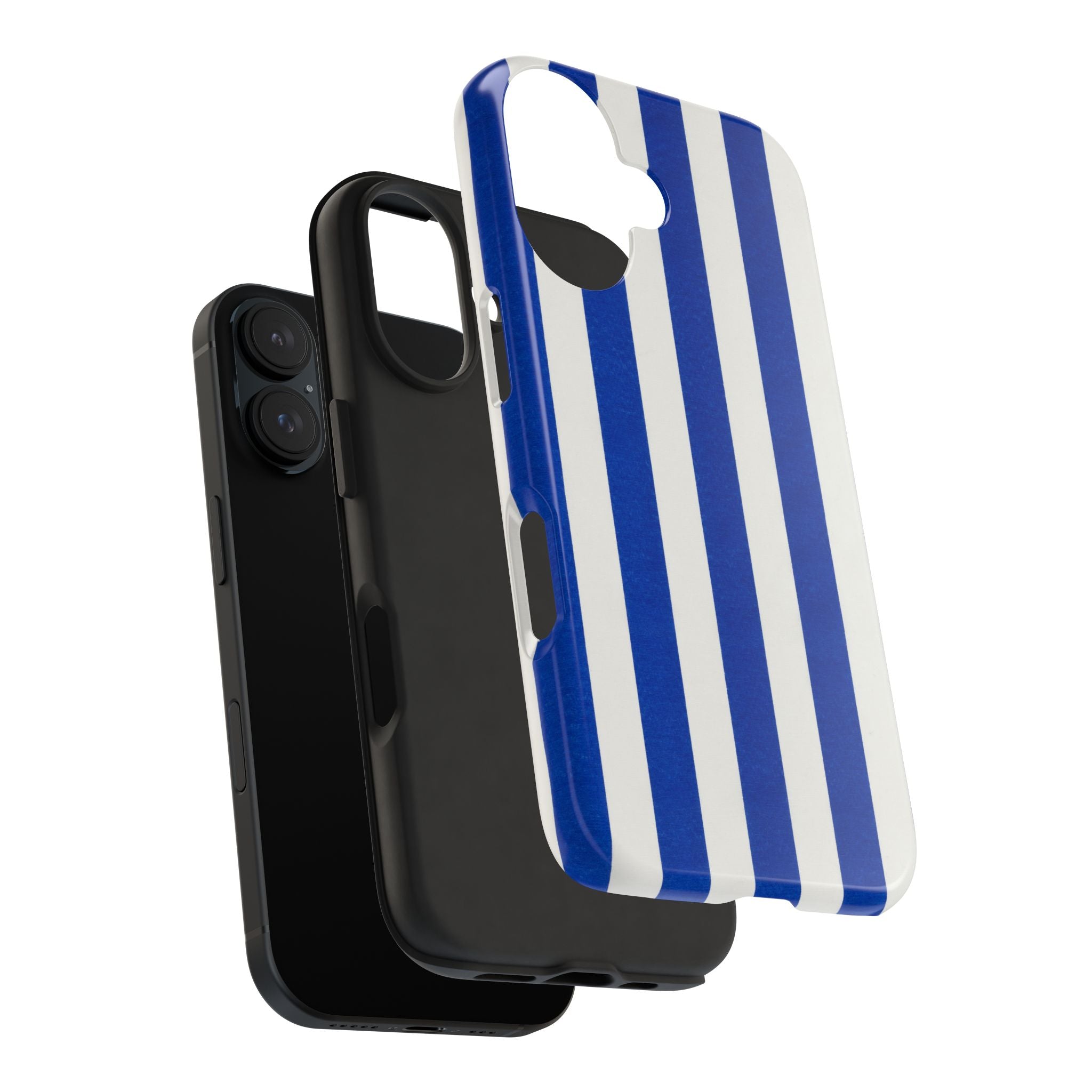 Blue & White Stripes Phone Case (Apple & Android)