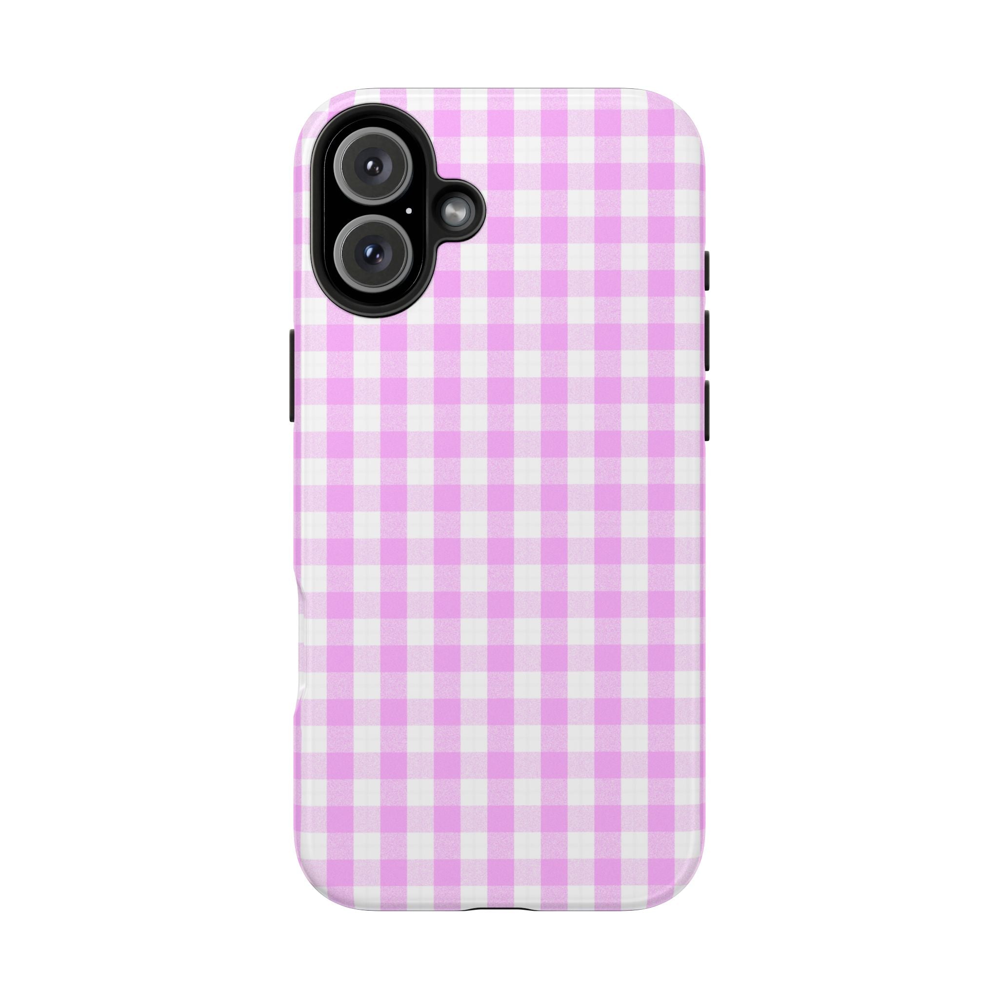 Pink Gingham Phone Case (Apple & Android)