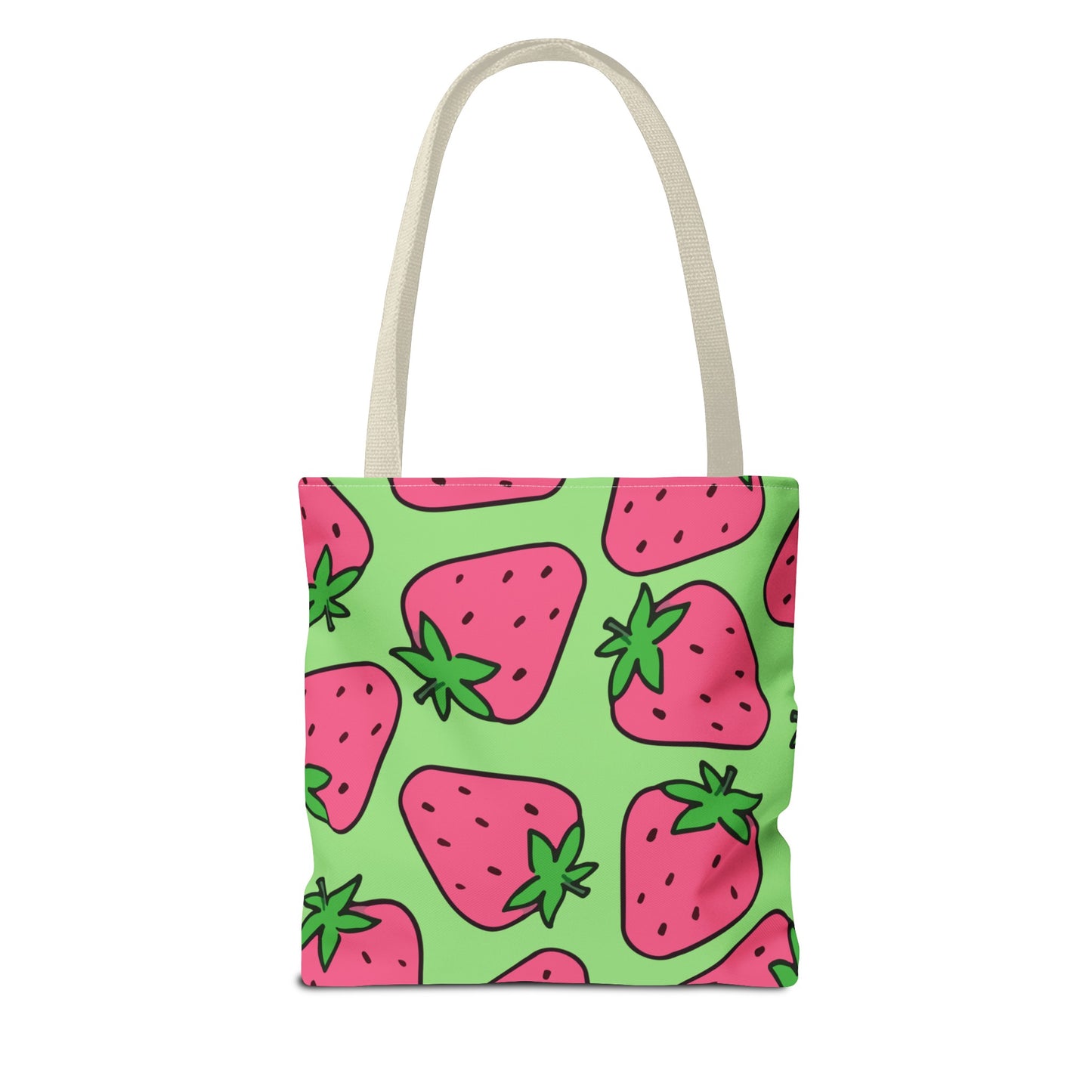 Cartoon Strawberries Tote Bag