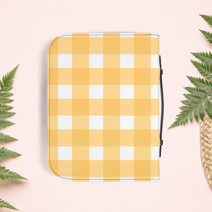 Yellow Sunshine Gingham Book Cover
