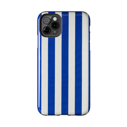 Blue & White Stripes Phone Case