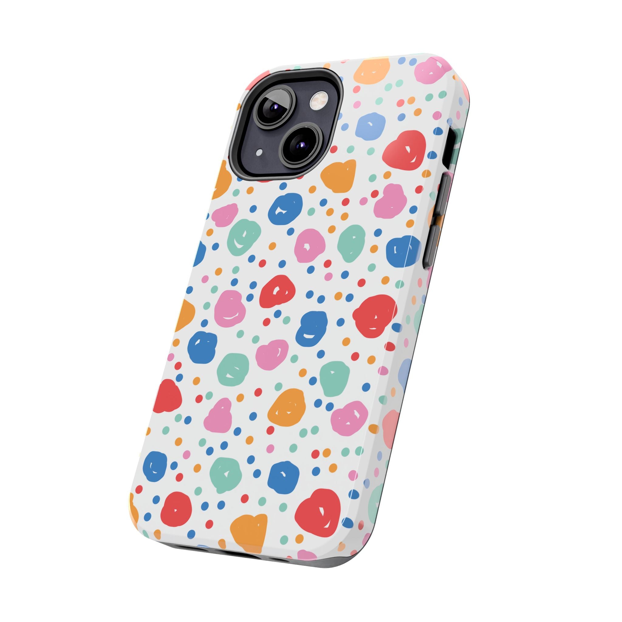 Seamless Hand Drawn Polka Phone Case (Apple & Android)