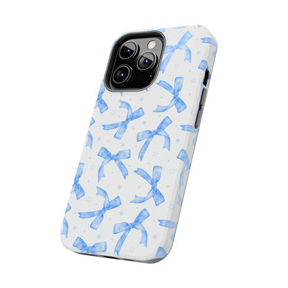 Lacey Baby Blue Ribbons Phone Case