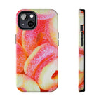 Sour Peach Ringz Phone Case (Apple & Android) - Pink Sweetheart