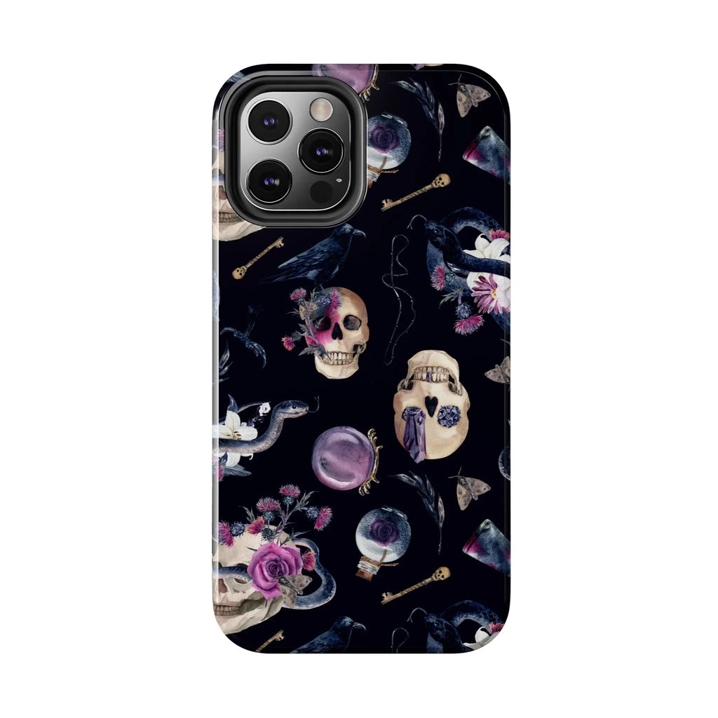 Gothic Witch Spells Phone Case (Apple & Android) - Pink Sweetheart