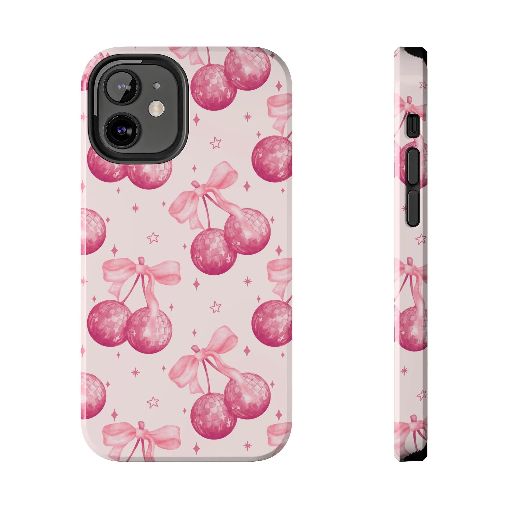 Disco Cherries Phone Case (Apple & Android) - Pink Sweetheart