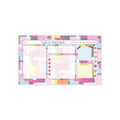 Eccentric Pattern Sticky Note Pad - Pink Sweetheart