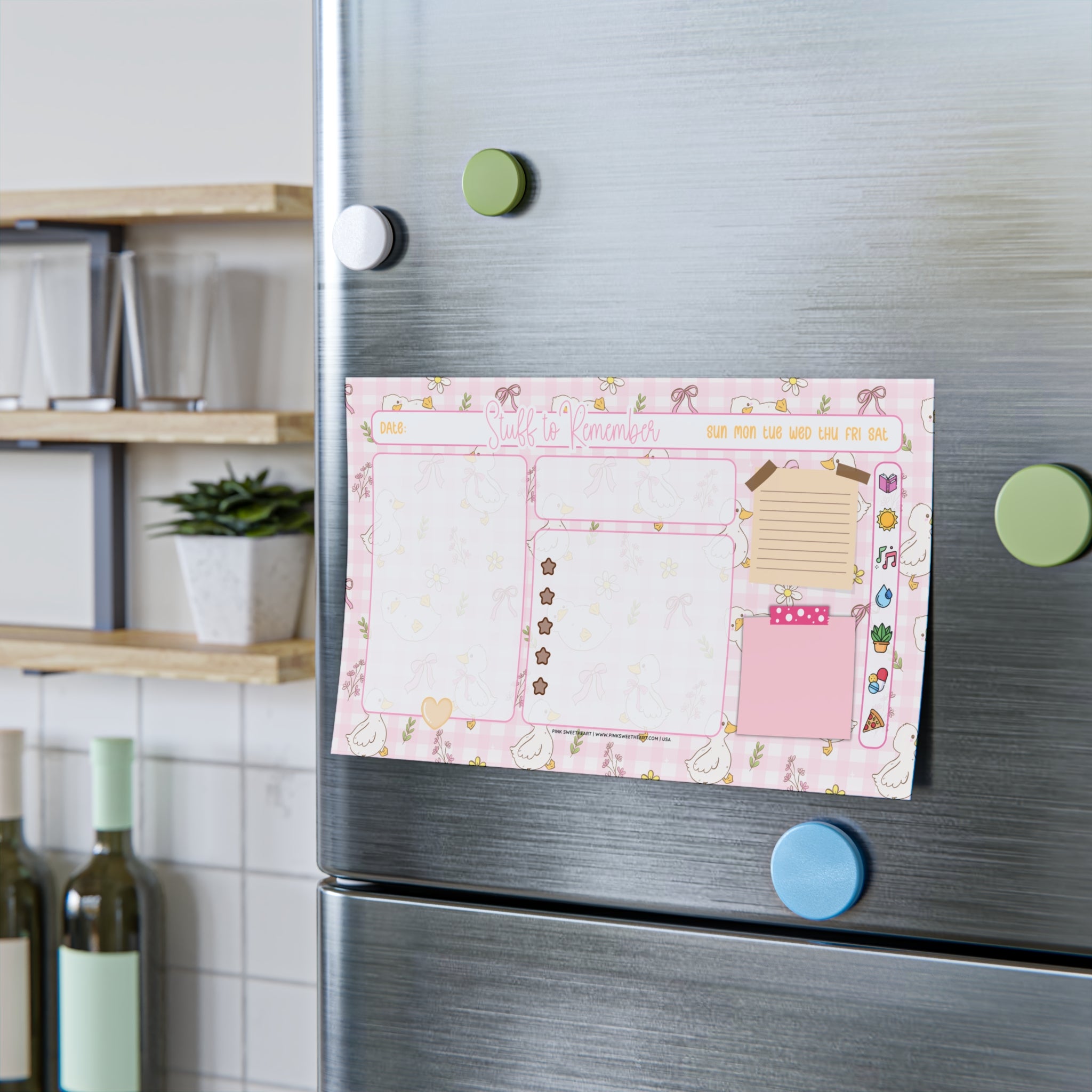 Coquette Duckies Sticky Note Pad