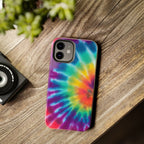 Groovy Tie Dye Phone Case (Apple & Android) - Pink Sweetheart