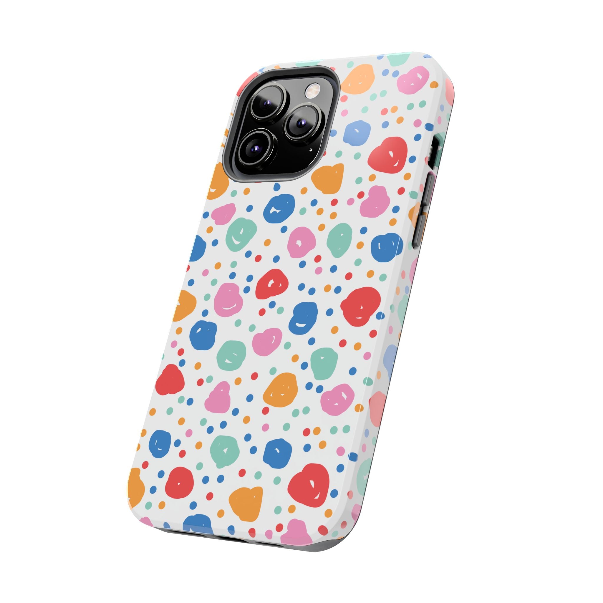 Seamless Hand Drawn Polka Phone Case (Apple & Android)
