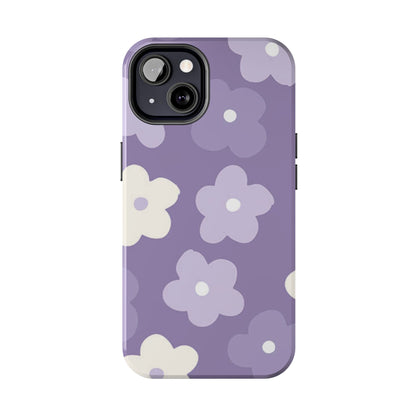 Pastel Purple Flowers Phone Case