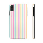 Pastel Candy Stripes Phone Cases (Apple & Android)