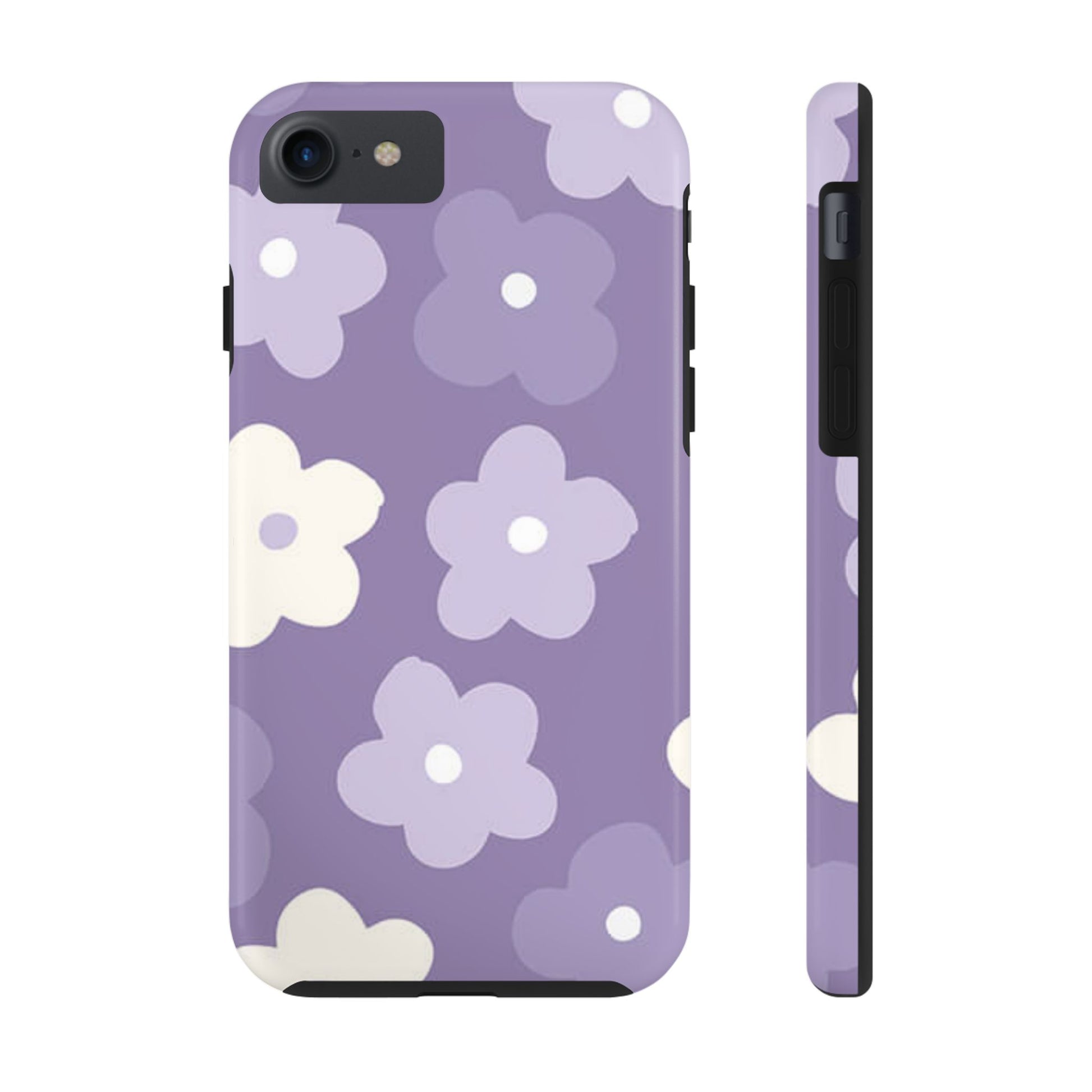 Pastel Purple Flowers Phone Case (Apple & Android)
