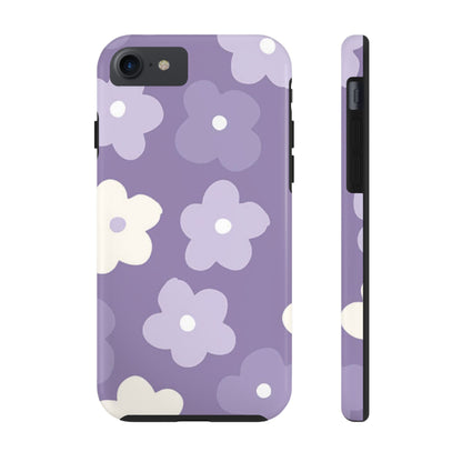 Pastel Purple Flowers Phone Case