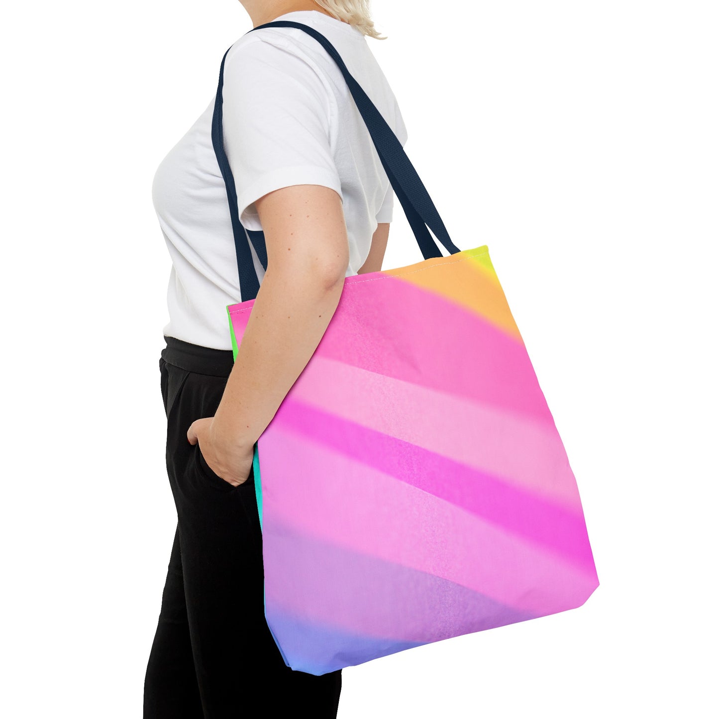 Blurred Rainbow Sectrum Tote Bag